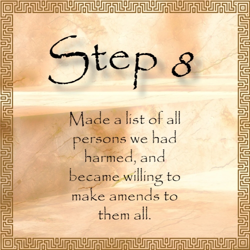 Step 8 Image Step 8 Alcoholics Anonymous